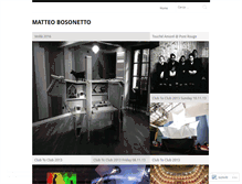 Tablet Screenshot of matteobosonetto.wordpress.com