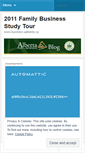 Mobile Screenshot of familybusiness2011ualberta.wordpress.com