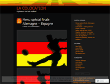 Tablet Screenshot of lacolocation.wordpress.com