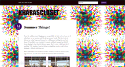 Desktop Screenshot of kharascloset.wordpress.com