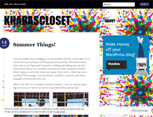 Tablet Screenshot of kharascloset.wordpress.com