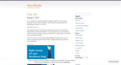 Desktop Screenshot of novamentis.wordpress.com