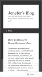 Mobile Screenshot of jeneferjemes.wordpress.com