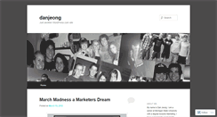 Desktop Screenshot of danjeong.wordpress.com