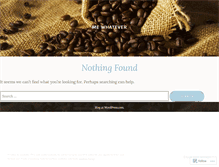 Tablet Screenshot of mewhatever.wordpress.com