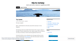 Desktop Screenshot of norway2008.wordpress.com