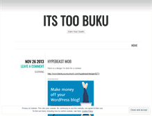 Tablet Screenshot of itstoobuku.wordpress.com