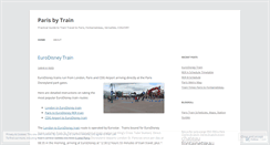 Desktop Screenshot of paristrain.wordpress.com