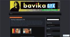 Desktop Screenshot of bavikagfx.wordpress.com