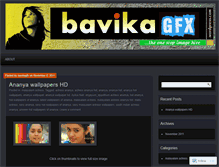 Tablet Screenshot of bavikagfx.wordpress.com