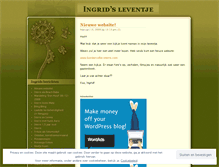 Tablet Screenshot of ingridvanekeren.wordpress.com