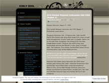 Tablet Screenshot of dirlyidol.wordpress.com