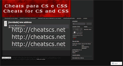 Desktop Screenshot of cheatscs.wordpress.com