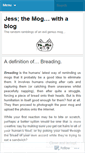 Mobile Screenshot of jessthemogwithablog.wordpress.com