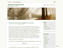 Tablet Screenshot of ahmad239haryanto.wordpress.com