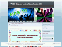Tablet Screenshot of mas10.wordpress.com