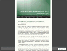 Tablet Screenshot of delotroladodelalinea.wordpress.com