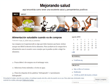 Tablet Screenshot of mejorandosalud.wordpress.com