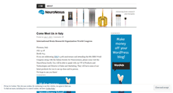Desktop Screenshot of neuronexus.wordpress.com