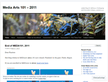 Tablet Screenshot of meda101.wordpress.com