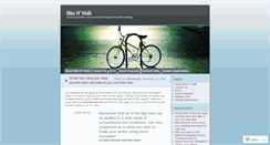 Desktop Screenshot of bikenwalk.wordpress.com