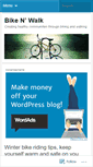 Mobile Screenshot of bikenwalk.wordpress.com
