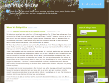 Tablet Screenshot of mypeekshow.wordpress.com