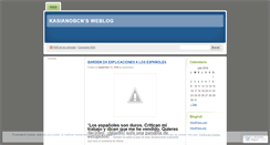 Desktop Screenshot of kasianobcn.wordpress.com