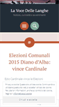 Mobile Screenshot of lavocedellelanghe.wordpress.com
