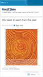 Mobile Screenshot of first72hrs.wordpress.com