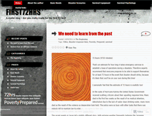 Tablet Screenshot of first72hrs.wordpress.com