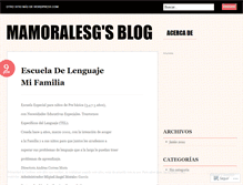 Tablet Screenshot of mamoralesg.wordpress.com