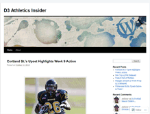 Tablet Screenshot of d3athletics.wordpress.com