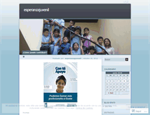 Tablet Screenshot of esperanzajuvenil.wordpress.com