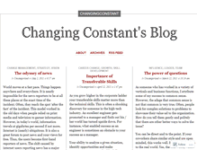 Tablet Screenshot of changingconstant.wordpress.com