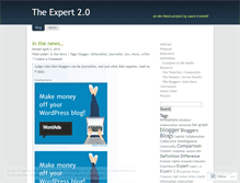 Tablet Screenshot of expert2point0.wordpress.com