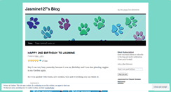 Desktop Screenshot of jasmine127.wordpress.com