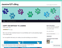 Tablet Screenshot of jasmine127.wordpress.com