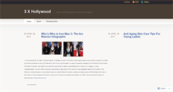 Desktop Screenshot of 3xhollywood.wordpress.com