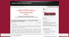 Desktop Screenshot of blogerzystopcenzurze.wordpress.com