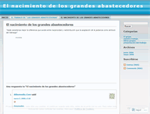 Tablet Screenshot of mharriselnacimiento.wordpress.com