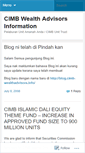 Mobile Screenshot of cimbutrustinfo.wordpress.com