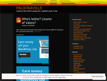 Tablet Screenshot of palookaville.wordpress.com