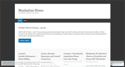 Desktop Screenshot of manhattanhome.wordpress.com