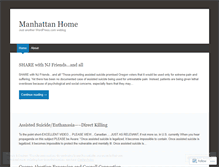 Tablet Screenshot of manhattanhome.wordpress.com