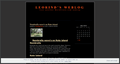 Desktop Screenshot of leorind.wordpress.com