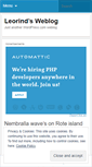 Mobile Screenshot of leorind.wordpress.com
