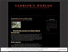 Tablet Screenshot of leorind.wordpress.com