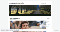 Desktop Screenshot of emmasrandomthoughts.wordpress.com