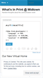 Mobile Screenshot of midtownprint.wordpress.com